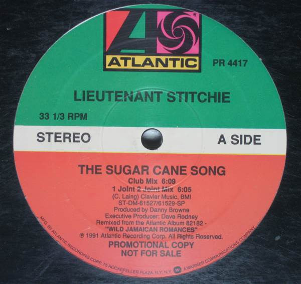 Lieutenant Stitchie : The Sugar Cane Song (12", Single, Promo)