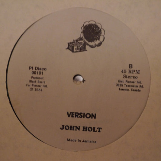 John Holt : Just Because I Am A Man (12", Maxi, Single)