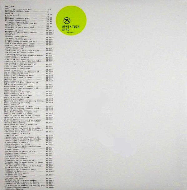 Aphex Twin : Syro (3x12", Album)