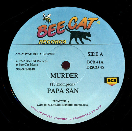 Papa San, Victor Ranking : Murder / Slaughter (12", Maxi)