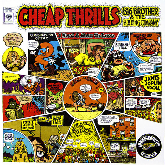 Big Brother & The Holding Company : Cheap Thrills (LP, Album, Mono, RE, Gat)