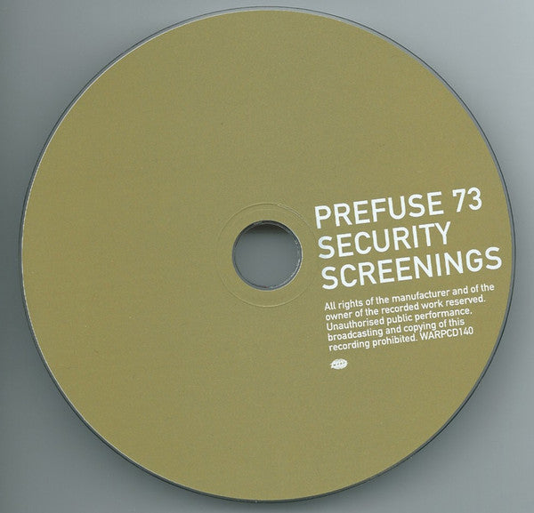 Prefuse 73 - Security Screenings (CD, MiniAlbum)