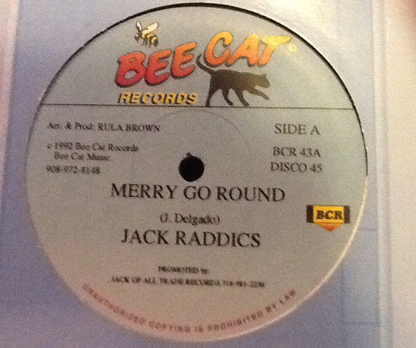 Jack Radics / Rula Brown : Merry Go Round / I Love You Madly (12", M/Print)