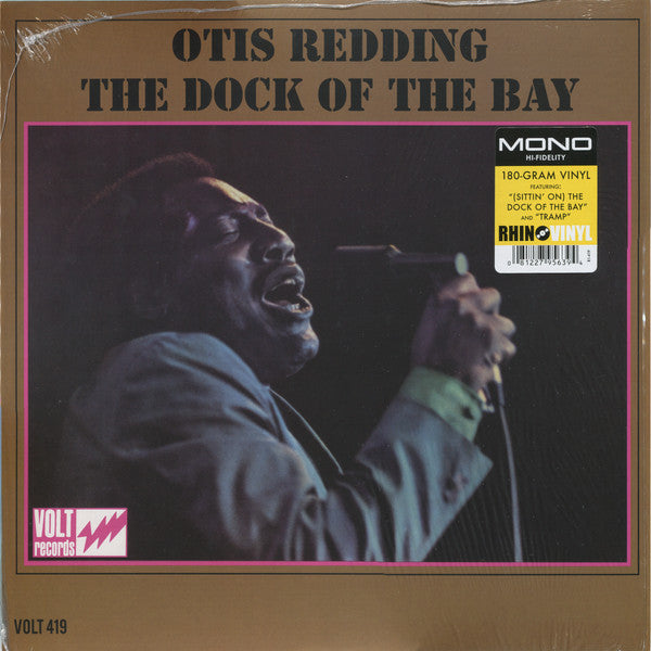 Otis Redding : The Dock Of The Bay (LP, Album, Mono, RE, 180)