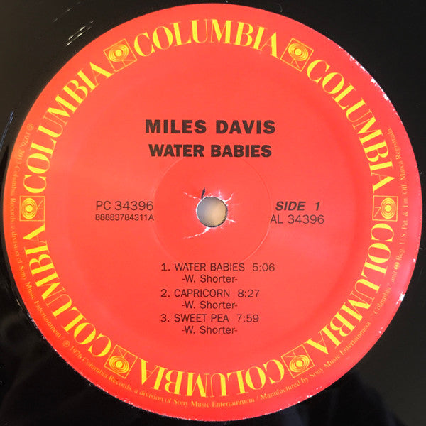 Miles Davis : Water Babies (LP, Album, RE, 180)