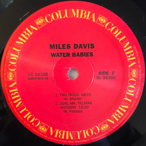 Miles Davis : Water Babies (LP, Album, RE, 180)