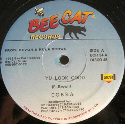 Mad Cobra / Comanche : You Look Good / Comanche Sound (12")