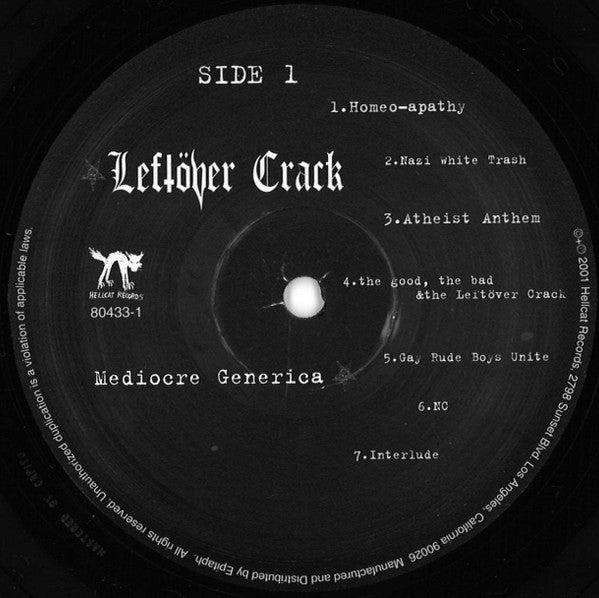 Leftöver Crack : Mediocre Generica (LP, Album)