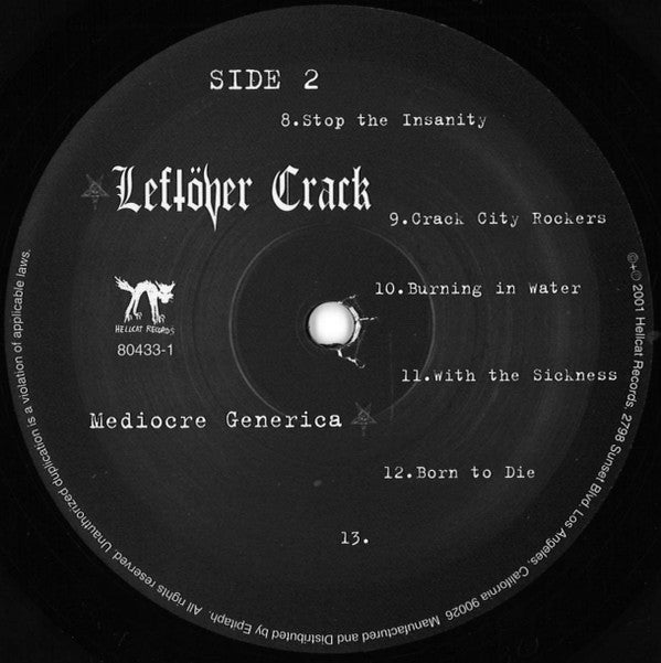 Leftöver Crack : Mediocre Generica (LP, Album)