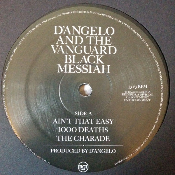 D'Angelo And The Vanguard (3) : Black Messiah (2xLP, Album)