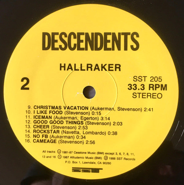 Descendents good Vinyl record 10”