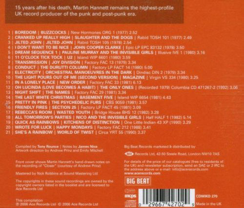 Various : Zero (A Martin Hannett Story 1977-1991) (CD, Comp, RM)