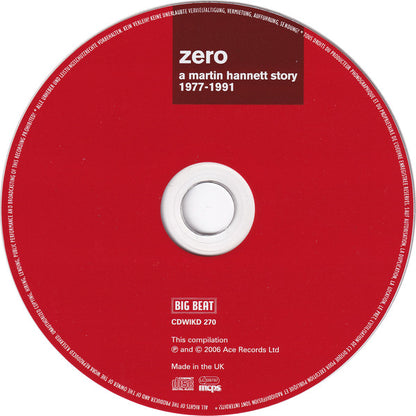 Various : Zero (A Martin Hannett Story 1977-1991) (CD, Comp, RM)