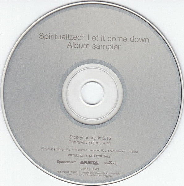 Spiritualized®* : Let It Come Down (CD, Promo, Smplr)