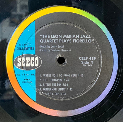 The Leon Merian Jazz Quartet : Plays Fiorello! (LP)