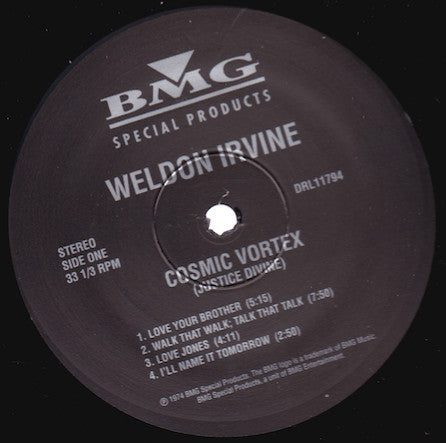 Weldon Irvine : Cosmic Vortex (Justice Divine) (LP,Album,Reissue,Stereo)