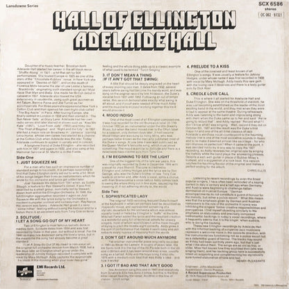 Adelaide Hall : Hall of Ellington (LP, Album)