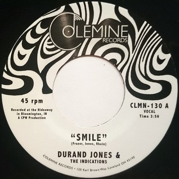 Durand Jones & The Indications : Smile (7", Single)