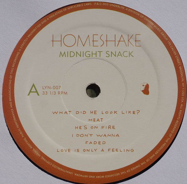 Homeshake - Midnight Snack (LP, Album)