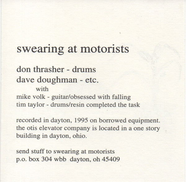 Swearing At Motorists : Swearing At Motorists (CD, Album)