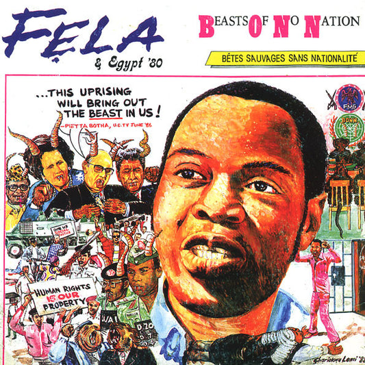 Fela Anikulapo-Kuti* & Egypt '80* : Beasts Of No Nation (LP, Album, RE)