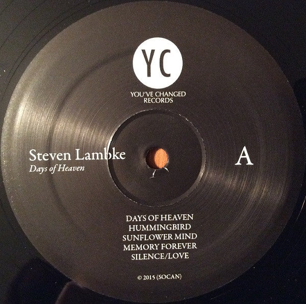 Steve Lambke : Days Of Heaven (LP, Album)