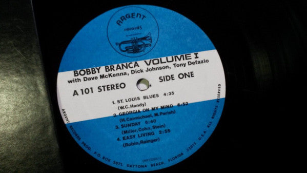 Bobby Branca : Live - Volume 1 - The Legendary Argentinian Jazz Cornetist (LP, Album, Gat)