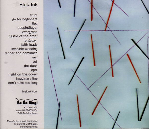 Blek Ink : Blek Ink (CD, Album)