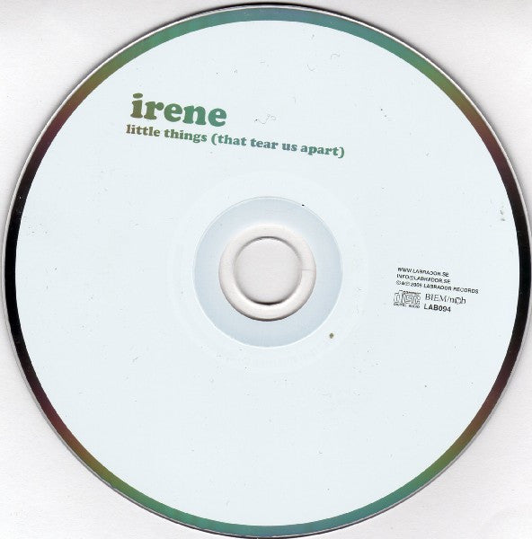 Irene (7) : Little Things (That Tear Us Apart) (CD, Maxi)