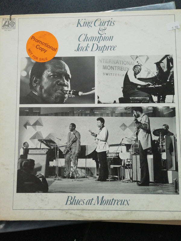 King Curtis & Champion Jack Dupree : Blues At Montreux (LP, Album, Promo)