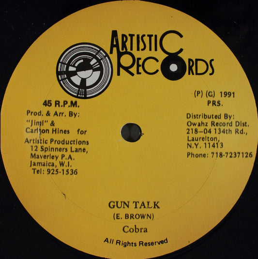 Mad Cobra : Gun Talk (12")