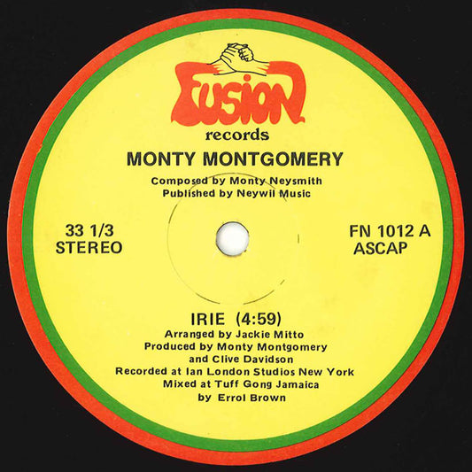 Monty Montgomery : Irie (12", Single)