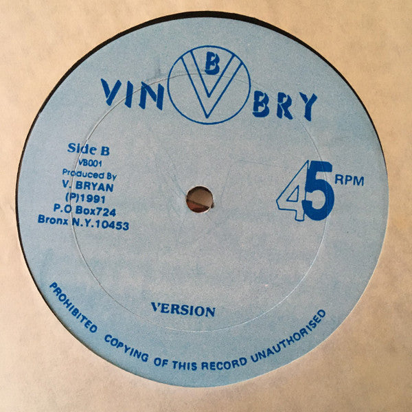 Vinny O Bryan : Dirty Lover Go Find A Fool (12", Single)