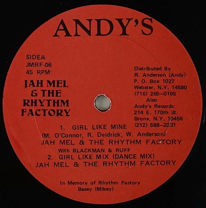 Jahmel & The Rhythm Factory : Girl Like Mine (12", Single)