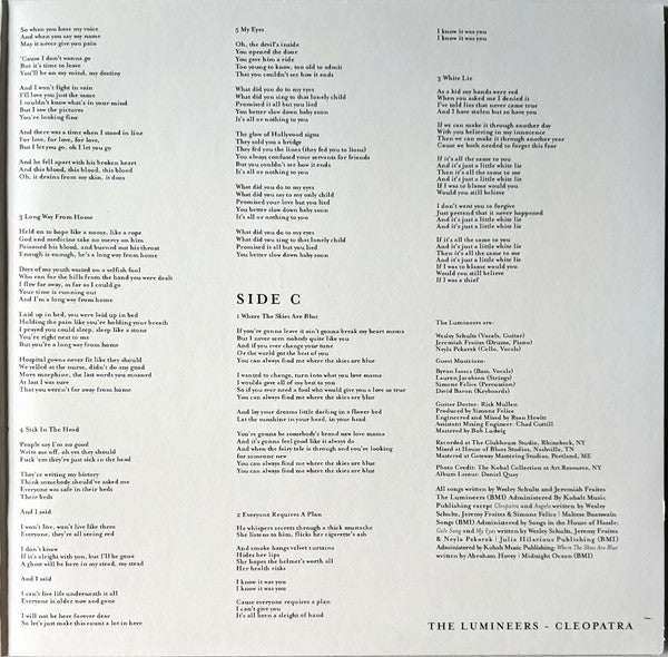 Lumineers, The : Cleopatra (LP,Album,Deluxe Edition,Stereo)