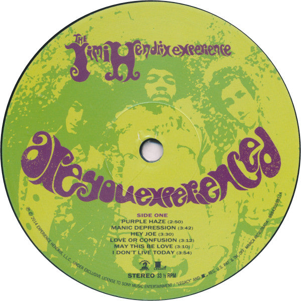 The Jimi Hendrix Experience - Are You Experienced (LP, Album, RE, RM, RP,  180)