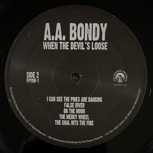 A.A. Bondy : When The Devil's Loose (LP, Album, RE)