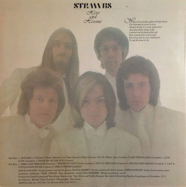 Strawbs : Hero And Heroine (LP, Album, Pit)