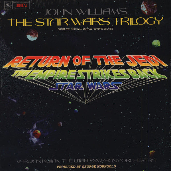 John Williams (4), Varujan Kojian, Utah Symphony Orchestra - The Star Wars  Trilogy (LP, Album, RE)