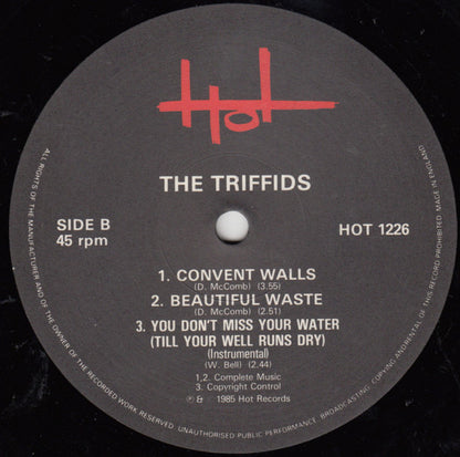 The Triffids : You Don't Miss Your Water Till Your Well Runs Dry (12")