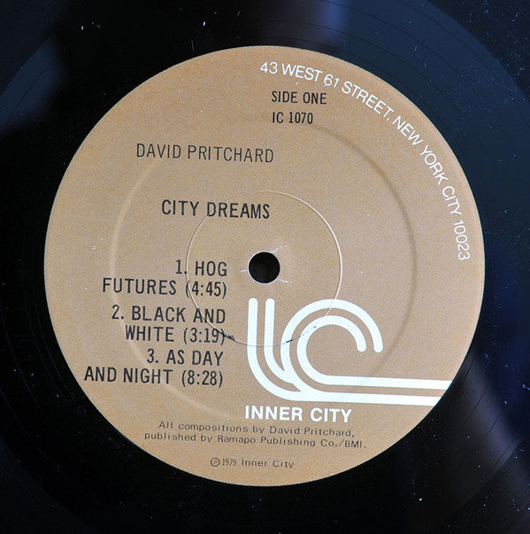 David Pritchard (2) : City Dreams (LP, Album)