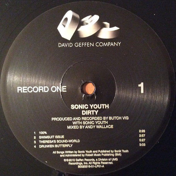 Sonic Youth : Dirty (2xLP, Album, RE, RM)