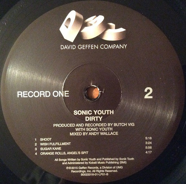 Sonic Youth : Dirty (2xLP, Album, RE, RM)