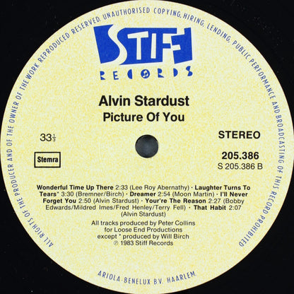 Alvin Stardust : A Picture Of You (LP, Album)