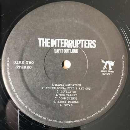 The Interrupters : Say It Out Loud (LP, Album)