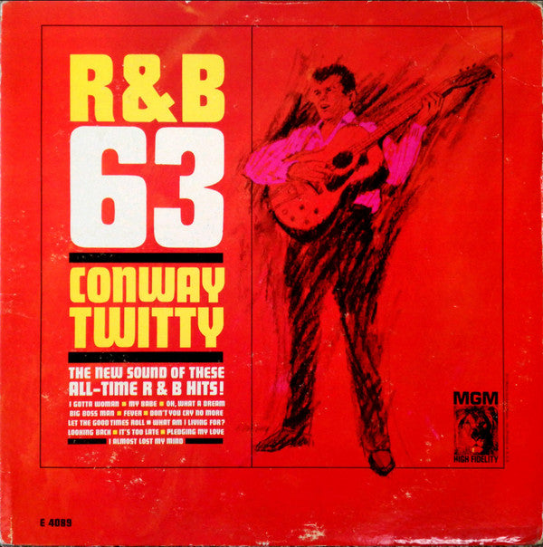 Conway Twitty : R&B '63 (LP, Album, Mono)