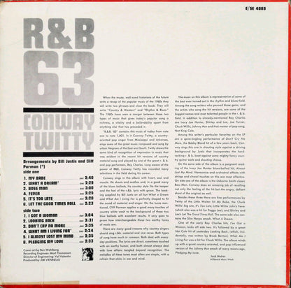 Conway Twitty : R&B '63 (LP, Album, Mono)