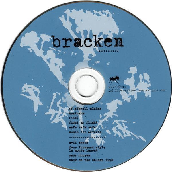 Bracken : We Know About The Need (CD, Album)