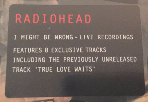Radiohead I Might Be Wrong Live Recording Vinilo Nuevo