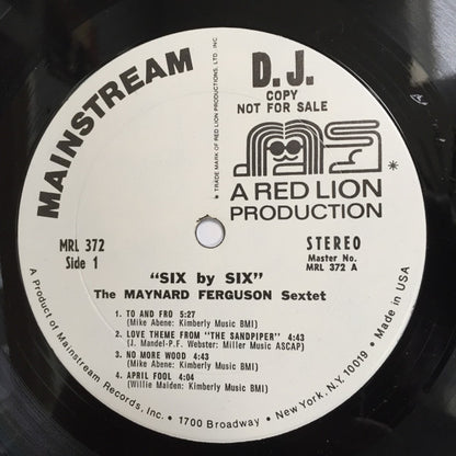 Maynard Ferguson : Six By Six (LP, Promo)